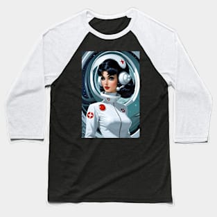 Beautiful Space age Nurse Baseball T-Shirt